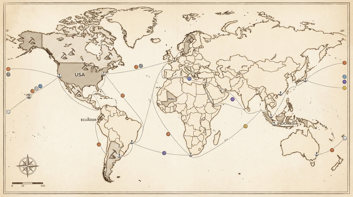Global hotspots where licensing backlogs, customs seizures, and court rulings are reshaping metal supply chains.