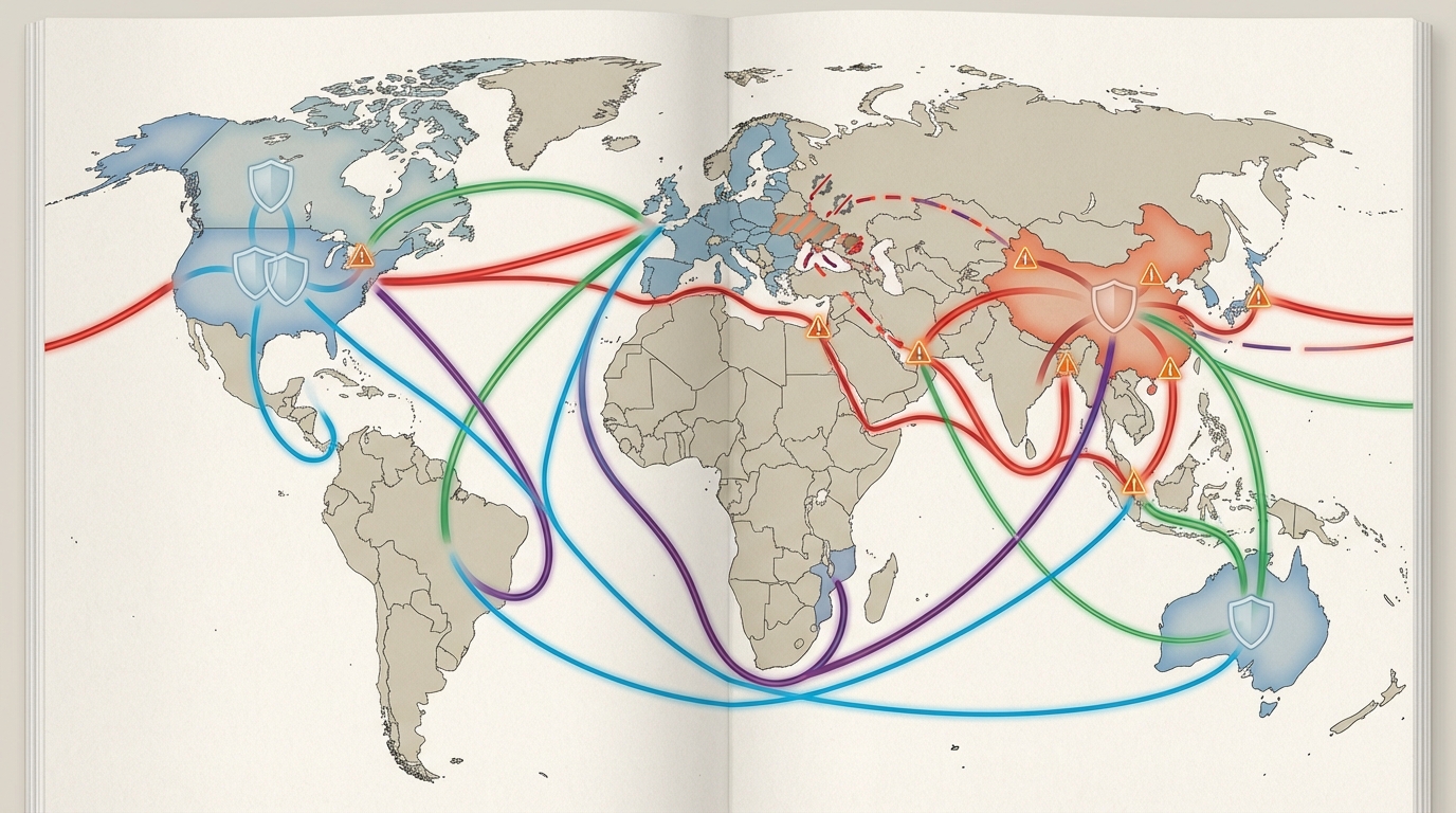 Global critical minerals friend‑shoring corridors and chokepoints