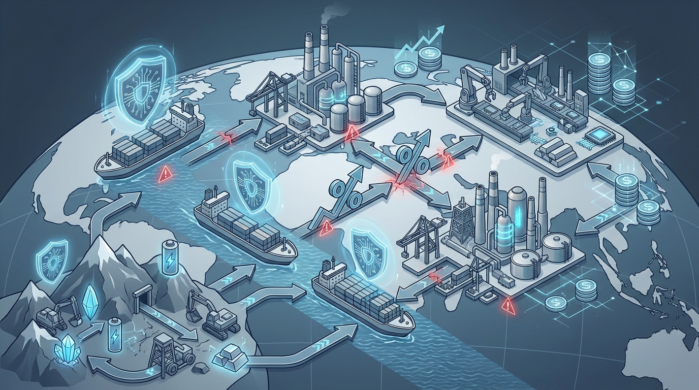 High‑risk materials supply chains are shaped by how insurance, trade credit, and financing terms absorb or amplify shocks.