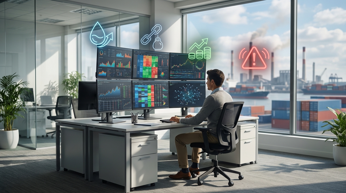 Analyzing supplier financial health as the foundation of resilience scoring.