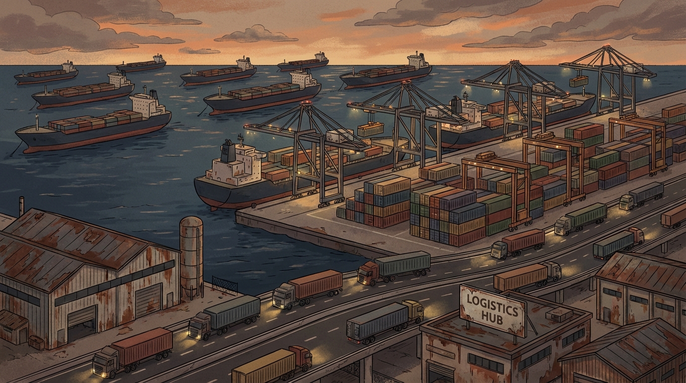 Port congestion driving delays and costs in critical minerals supply chains