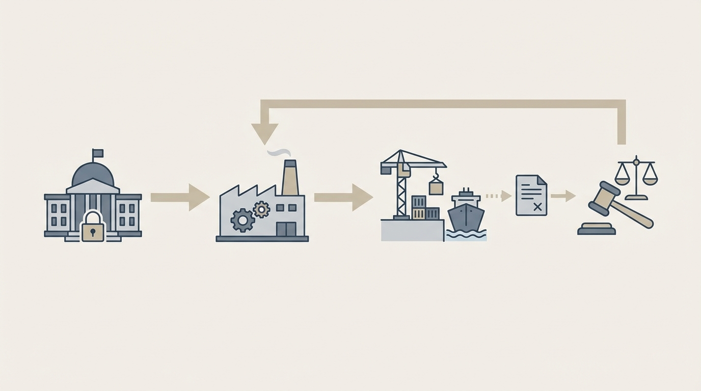 How export controls translate into force-majeure notices and arbitration