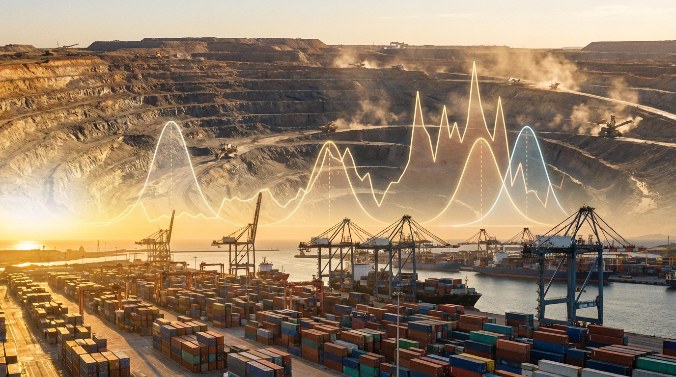 Linking mine and logistics disruptions to financial and operational planning.