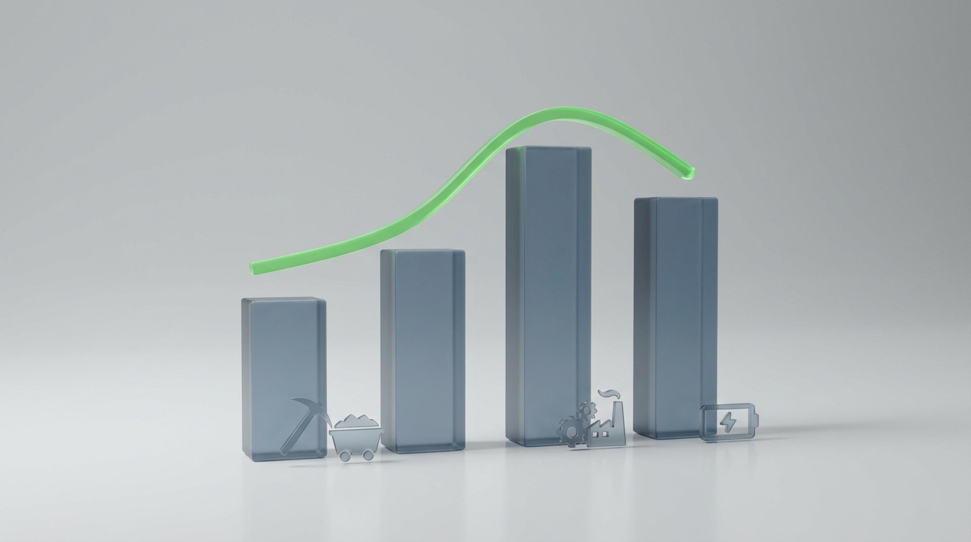 Supply-demand pivot visualization showing oversupply peak and transition to deficit.